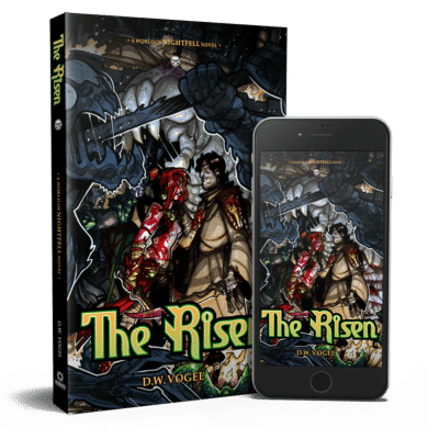 The Risen in print and on iphone